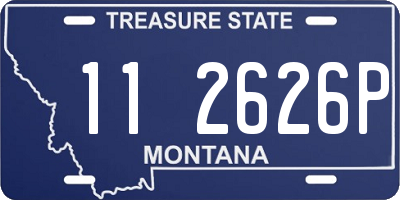 MT license plate 112626P