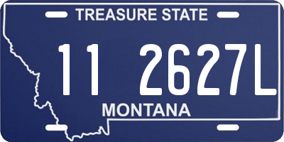 MT license plate 112627L