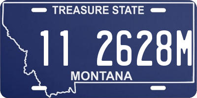 MT license plate 112628M
