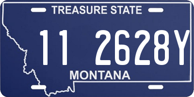 MT license plate 112628Y
