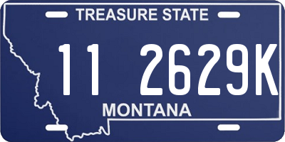 MT license plate 112629K