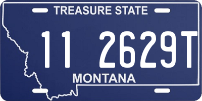 MT license plate 112629T