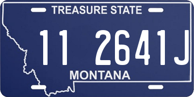 MT license plate 112641J