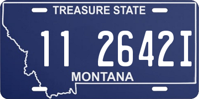 MT license plate 112642I