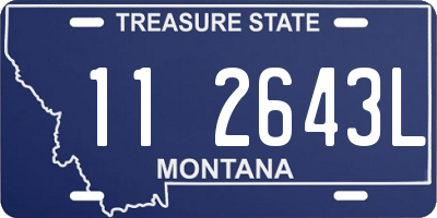 MT license plate 112643L