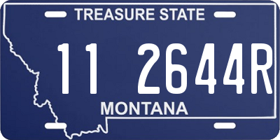 MT license plate 112644R