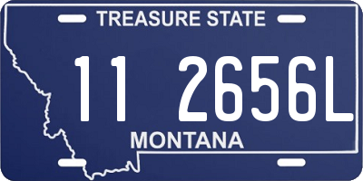 MT license plate 112656L