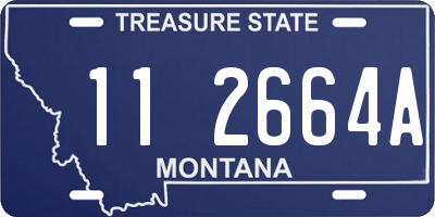 MT license plate 112664A
