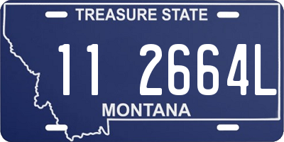 MT license plate 112664L