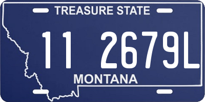 MT license plate 112679L