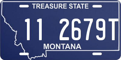 MT license plate 112679T