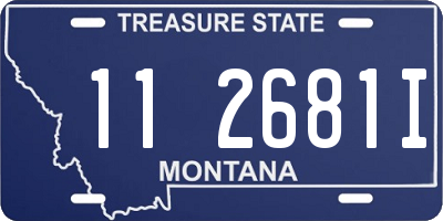 MT license plate 112681I