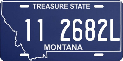 MT license plate 112682L