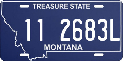 MT license plate 112683L