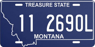 MT license plate 112690L