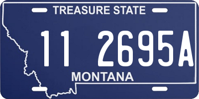 MT license plate 112695A