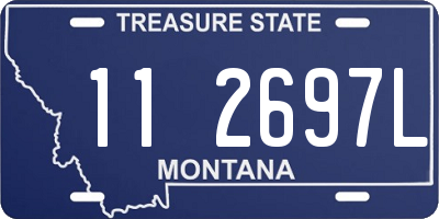 MT license plate 112697L