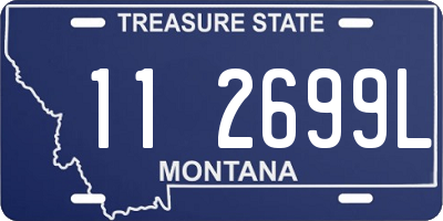 MT license plate 112699L