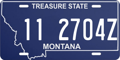 MT license plate 112704Z