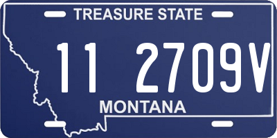 MT license plate 112709V