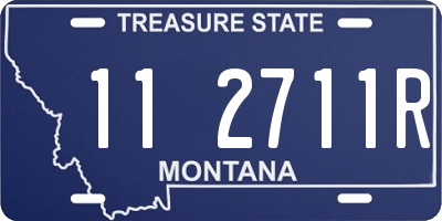 MT license plate 112711R