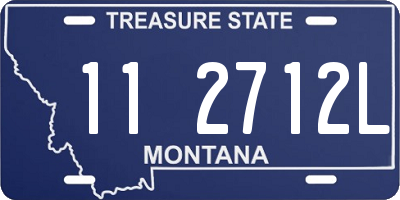 MT license plate 112712L