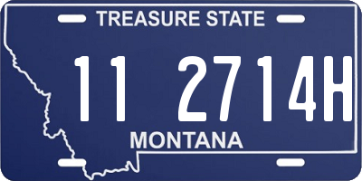 MT license plate 112714H