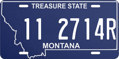 MT license plate 112714R