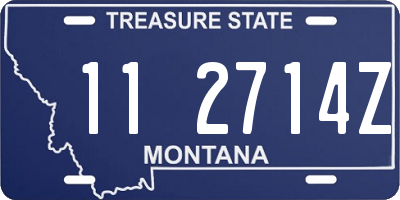 MT license plate 112714Z