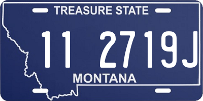 MT license plate 112719J
