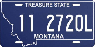 MT license plate 112720L