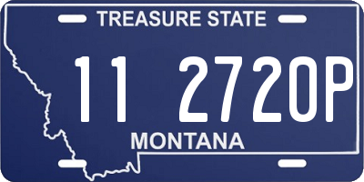 MT license plate 112720P
