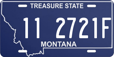 MT license plate 112721F