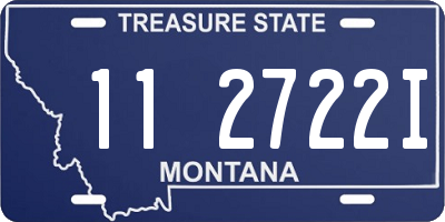 MT license plate 112722I