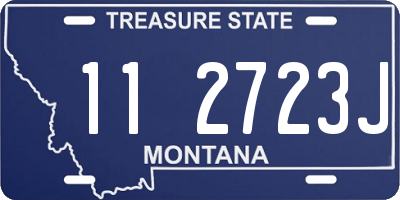 MT license plate 112723J