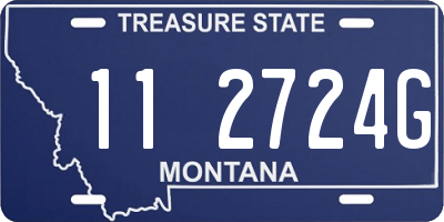 MT license plate 112724G