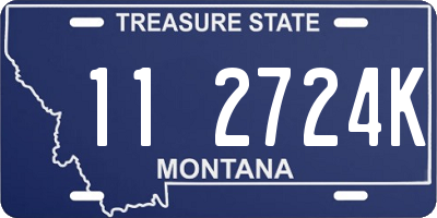 MT license plate 112724K