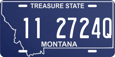MT license plate 112724Q