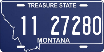 MT license plate 112728O