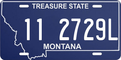 MT license plate 112729L