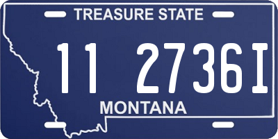 MT license plate 112736I