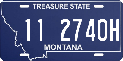 MT license plate 112740H