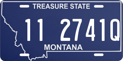 MT license plate 112741Q