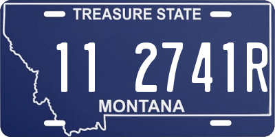 MT license plate 112741R