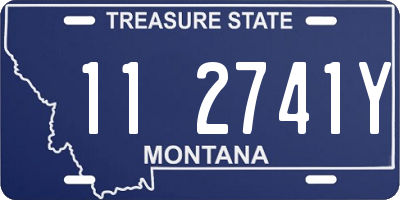 MT license plate 112741Y