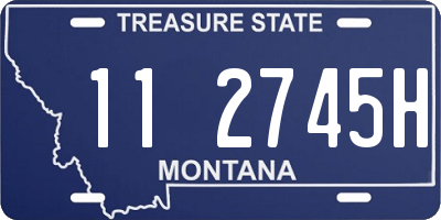 MT license plate 112745H