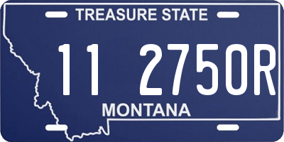 MT license plate 112750R