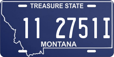 MT license plate 112751I