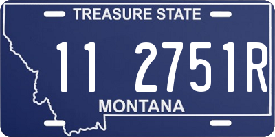 MT license plate 112751R