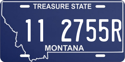 MT license plate 112755R